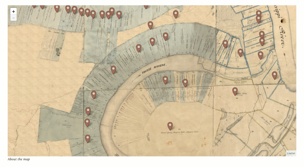 Interactive map of the estates.